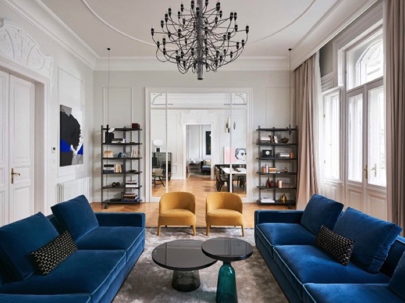 Classic elegant designed apartment in Budapest
